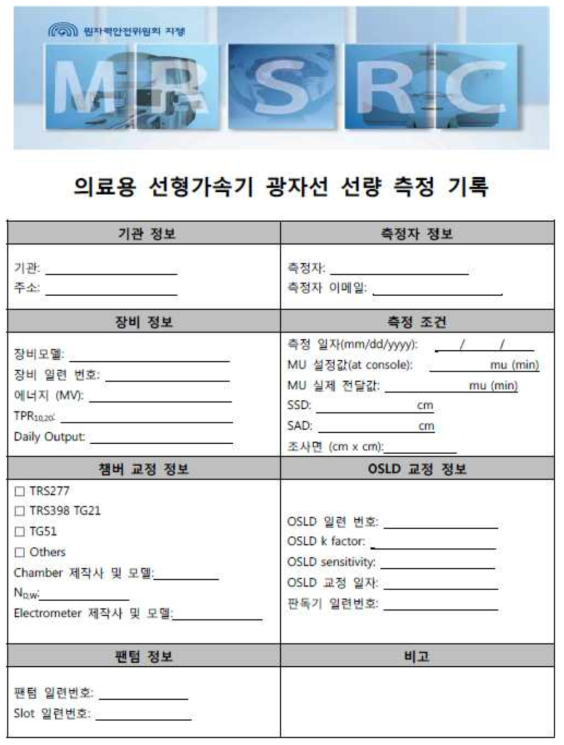 독립적 선량 평가 절차서