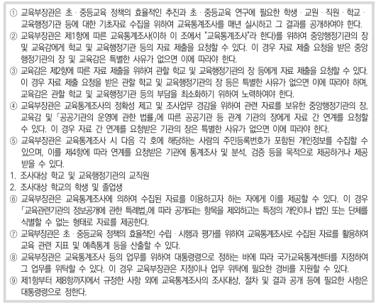 초․중등교육법 제11조의2