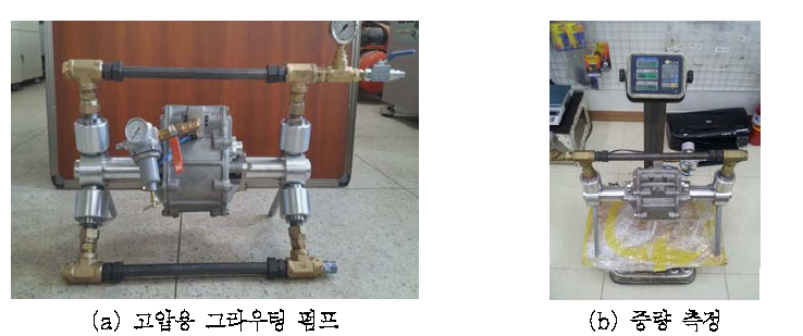 고압용 그라우팅 펌프 (Type A) 시제품