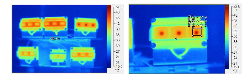 방열 성능 테스트(열화상 측정)