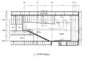 공연장 단면도