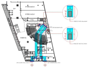 공연장 급기덕트