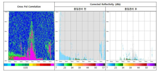 품질관리 전후 비교(RHI 관측, CZ)