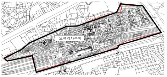 행복주택 시범사업 오류역사 단지계획도