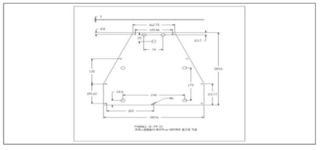 수재해 현장대응용 제품 PANNEL-D 설계도