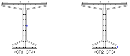 균열계 단면 설치 위치