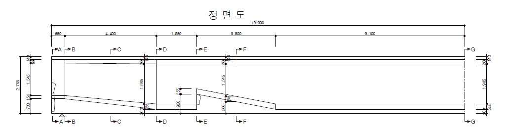 거더 정면도