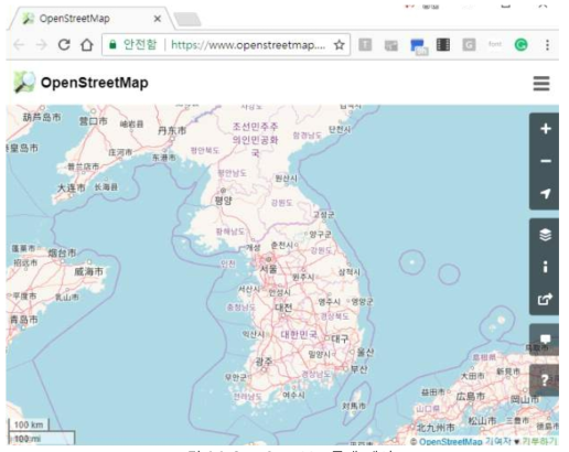 OpenStreetMap 국내 예시