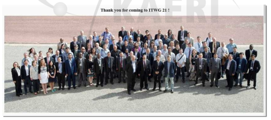 2016년 ITWG-21 회의 참가자