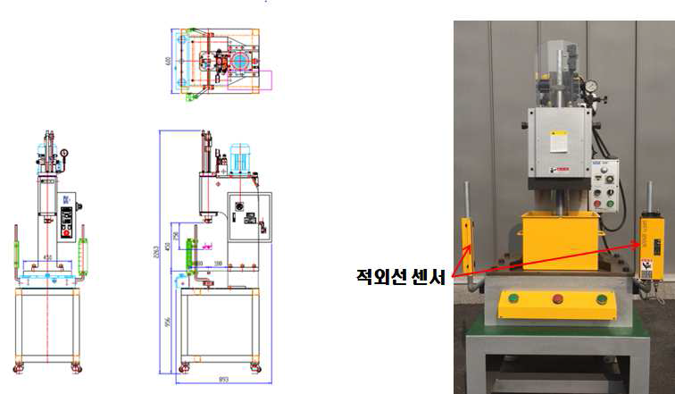 큰 콘크리트 블록의 파쇄장치