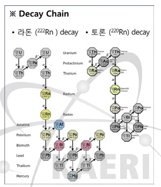 라돈 및 토론의 붕괴도