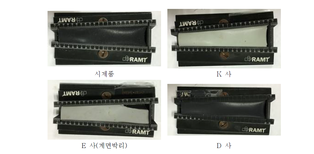 온도 변화 30 Cycle 종료 후 시험체 외관