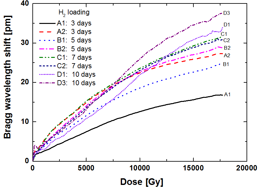 수소로딩 기간에 따른 방사선 영향