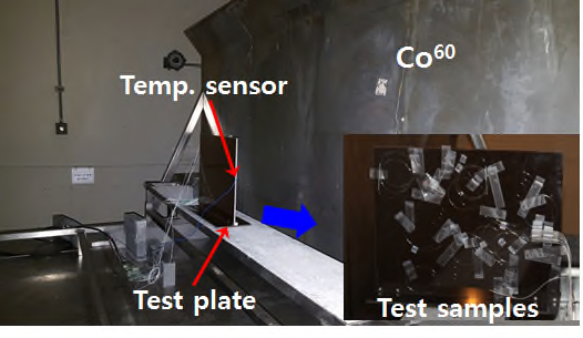 감마선 조사시설 내 FBG 설치
