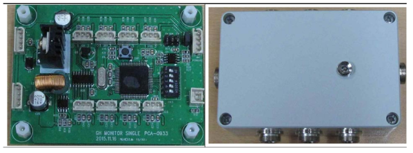 보완된 통합계측장치 보드 및 완성품