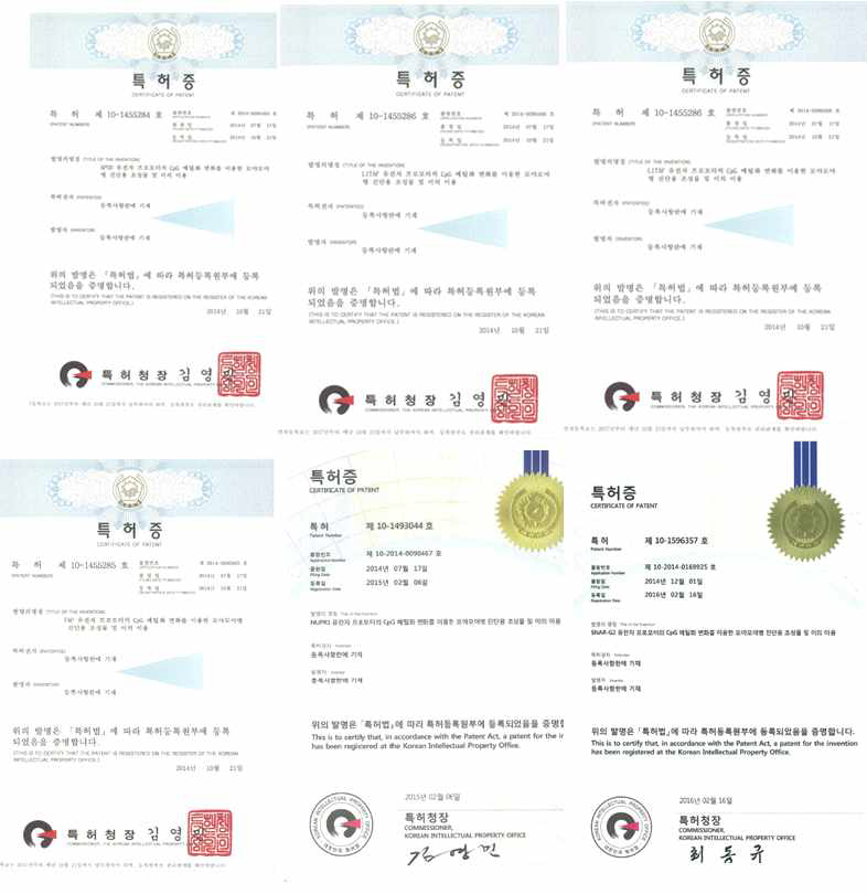 후성유전적 변이를 이용한 소아 모야모야병 진단법 개발 특허