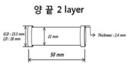 대동물용 기관 지지체의 모식도