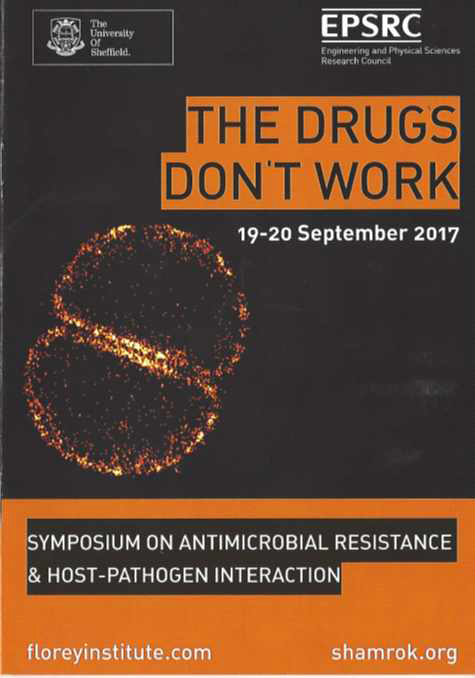 2017년 9월 영국 Workshop - THE DRUGS DON’T WORK 포스터