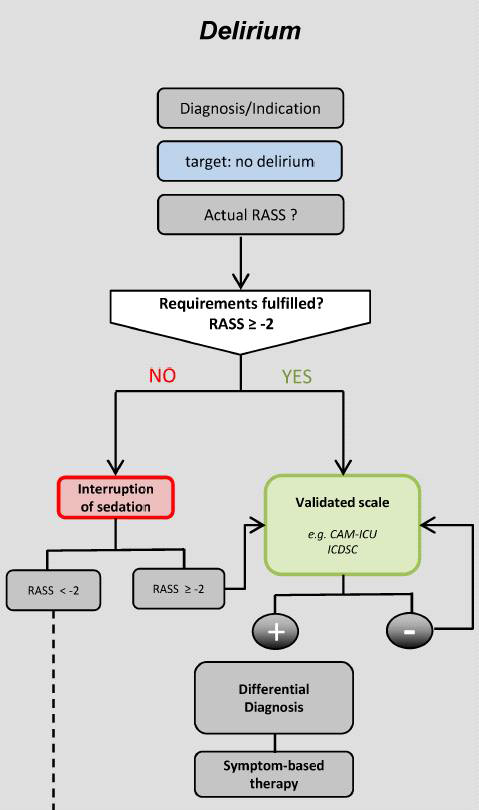 DAS-2015 섬망 진료지침의 섬망 진료 알고리즘