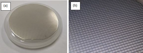 2 인치 GaN 기판의 nano-Diamond laser patterning 이후의 표면모습