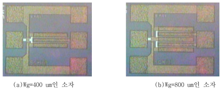 GaN HEMT 전력소자(구조 D) 사진