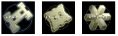 Armotec에서 개발된 소파 블록 (Armorloc, Armorflex, A-Jacks)