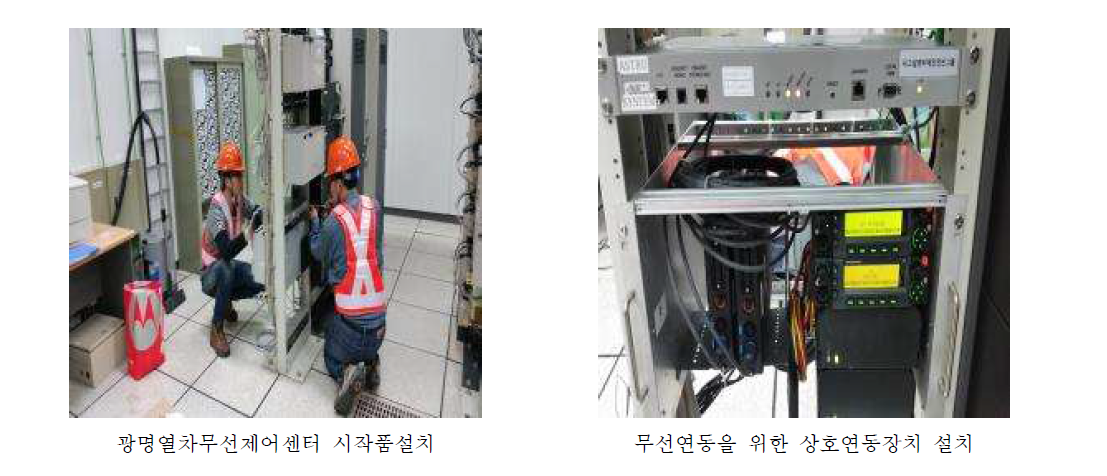 광명열차무선제어센터에 설치된 상호연동장치 시작품