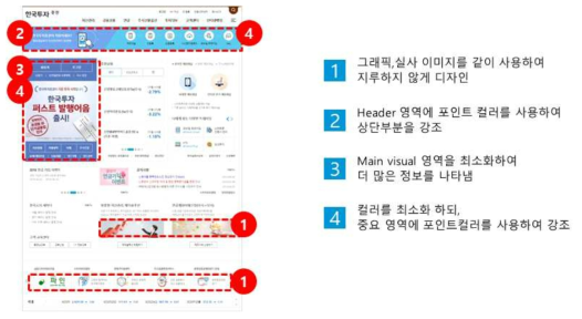 한국투자증권 디자인 분석
