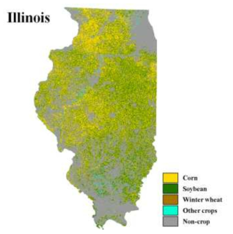 자기 학습 기반 분류 방법론을 이용한 2014년 Illinois 주 대상 최종 분류 결과