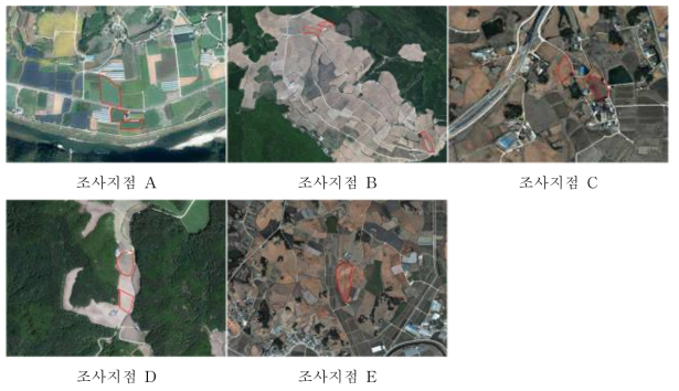 연구 대상 지역 전경