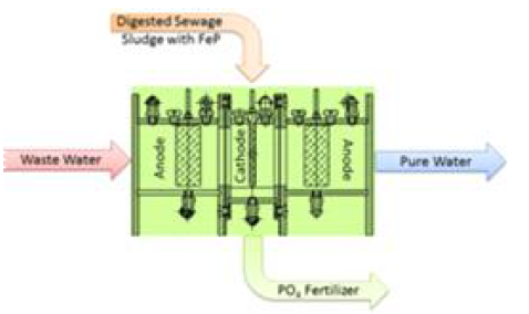인산염 회수를 위한 리터규모의 생물전기화학 시스템