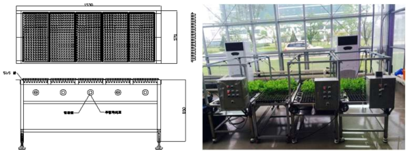 자연광형 육묘장치 구조