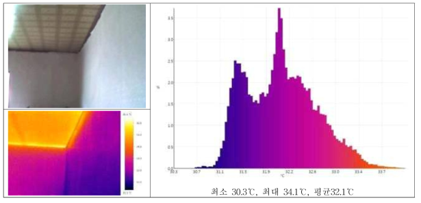 공사 전 벽체 열화상 촬영 및 분석