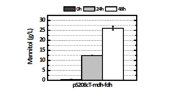 MDH 및 FDH를 도입한 코리네박테리움의 만니톨 생산
