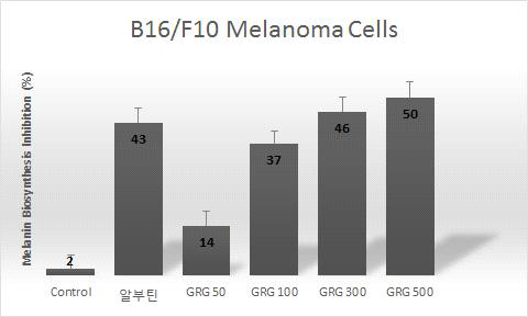 PS계열 신규 당전이 유도체인 GRG의 멜라닌 합성 저해 활성