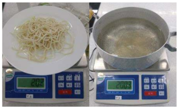 Preparation for cooking noodle