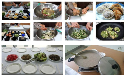 Development of recipe using edible frog powder