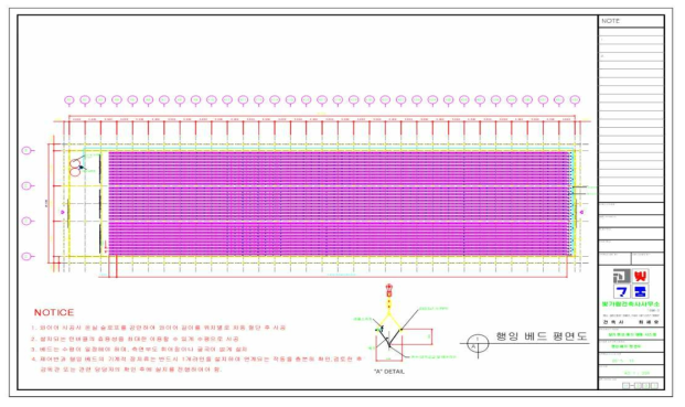 Hangging-bed ground plan