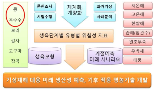 연구개발 범위 모식도