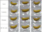 기능성물질 처리 전 바나나의 전체 모습 관찰 사진
