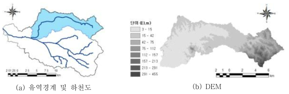 두월천 유역특성지도