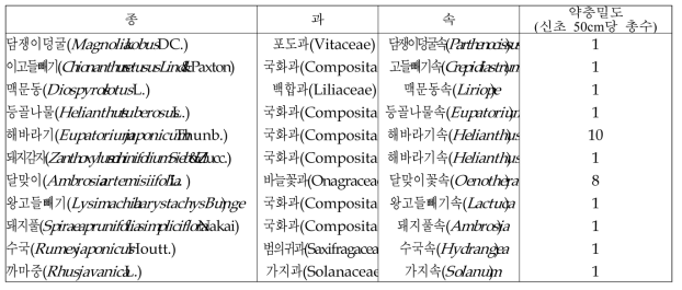 갈색날개매미충 성충 산란전기간 초생식물 가지 50cm 내 성충의 밀도