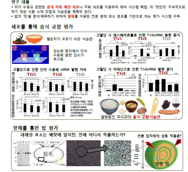 배양 세포 및 항체를 통한 맛 평가법 구축