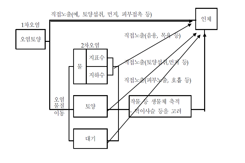 토양오염에 의한 생태계 훼손 경로