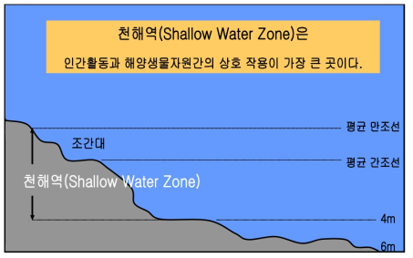 천해역의 공간분포 (Reilly et al., 1999)