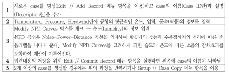 Case Setup의 절차