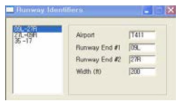 Runway Identifiers의 화면