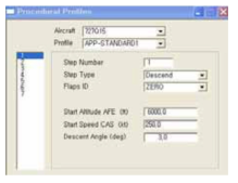 Procedural Profiles의 화면