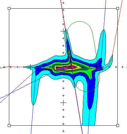 Expression of aircraft noise map in INM