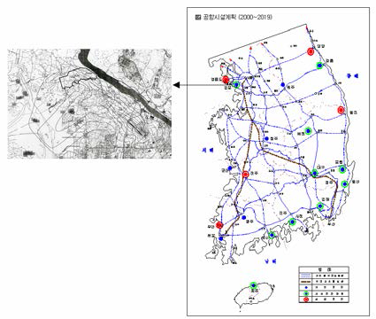 Construction of aircraft noise map in domestic airports